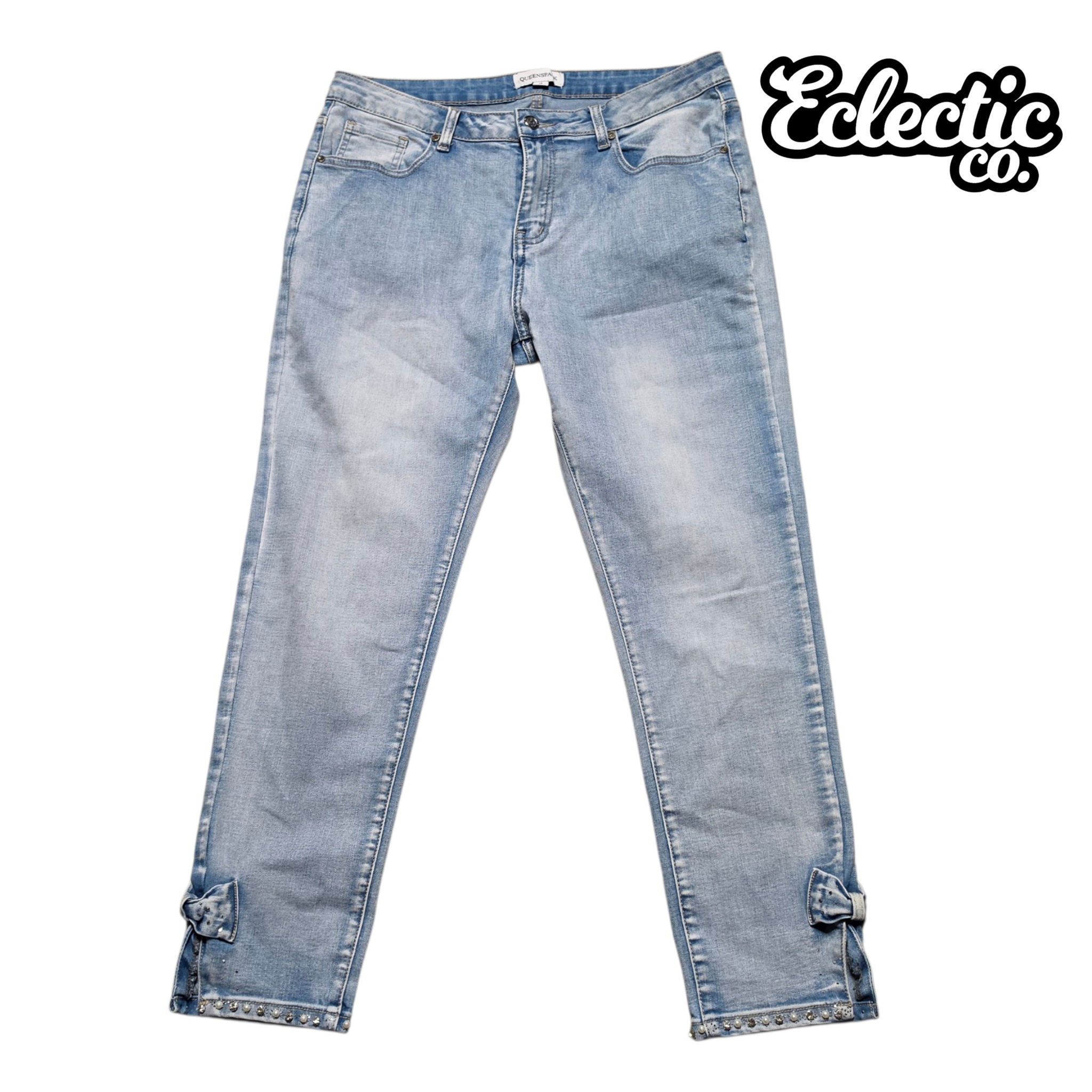 Ankle Bow Jeans 