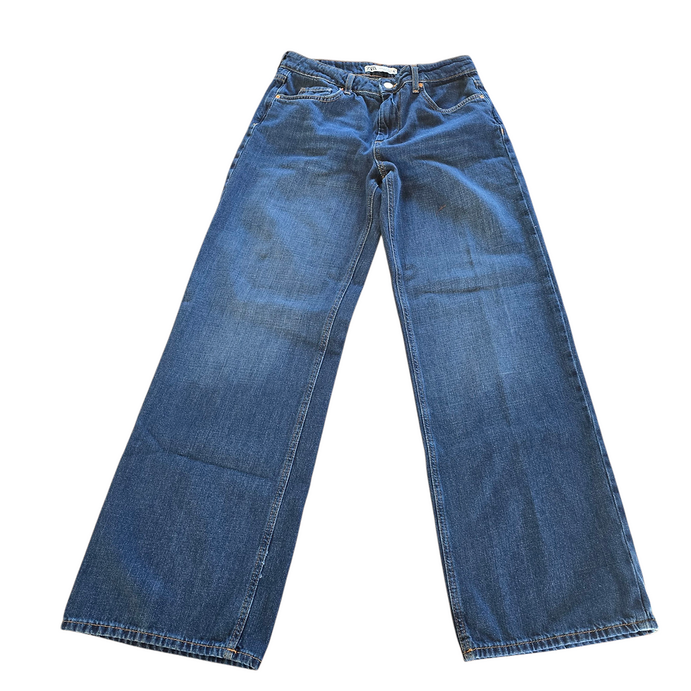 Thumbnail: Zara Wide Leg Jeans