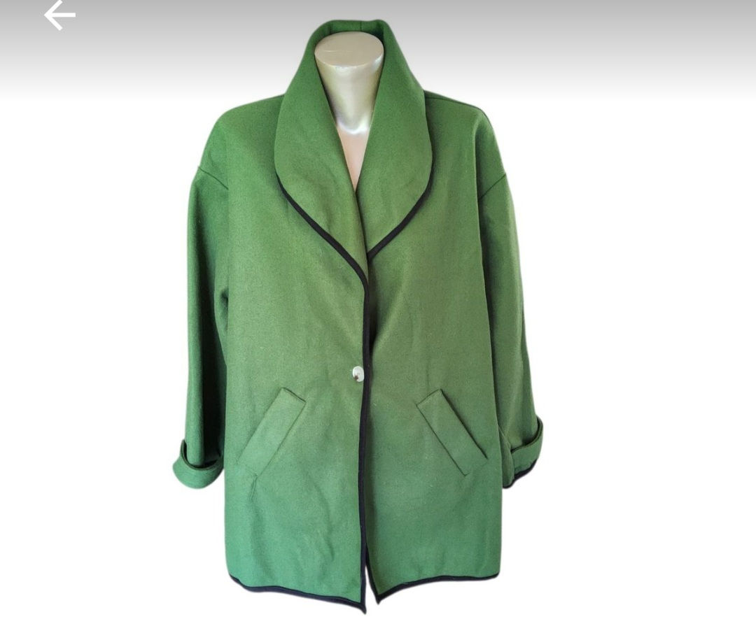 Green Winter Coat Jacket