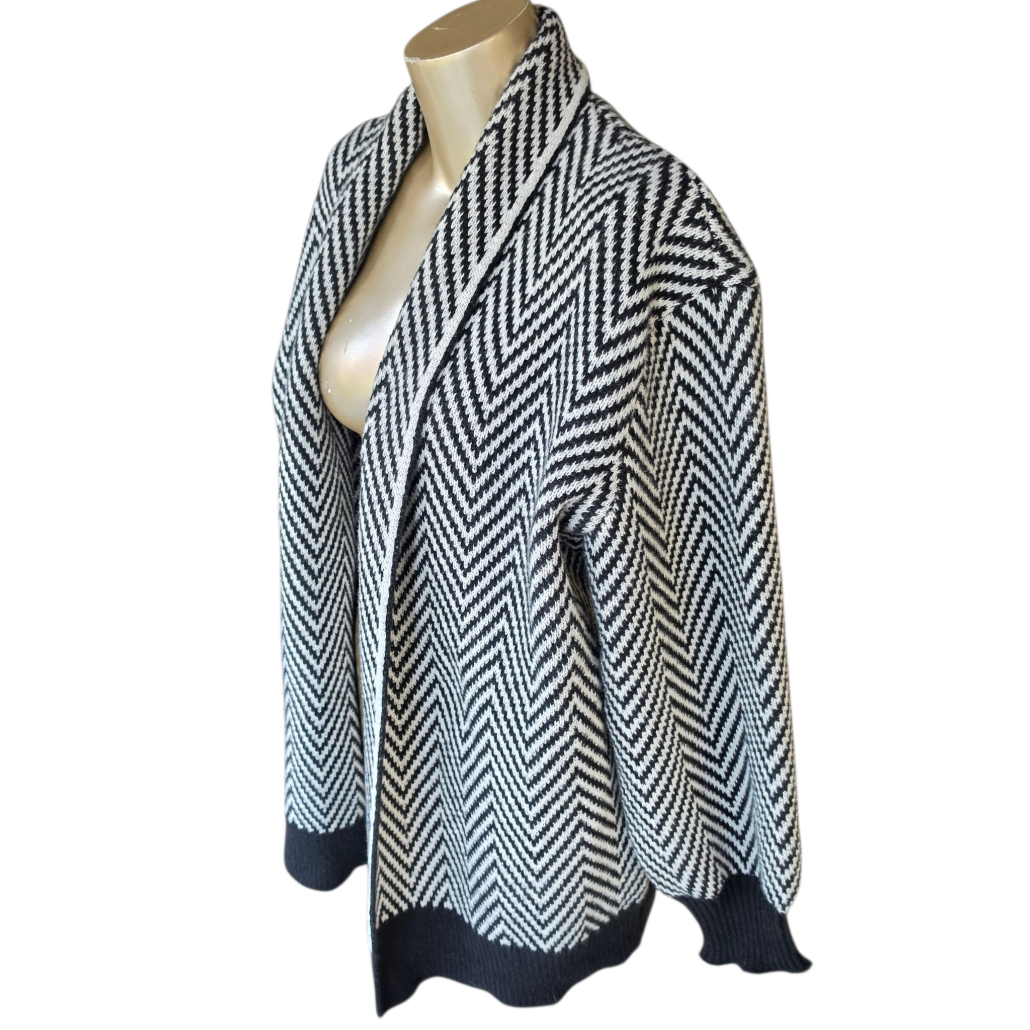Chevron Knit Cardigan