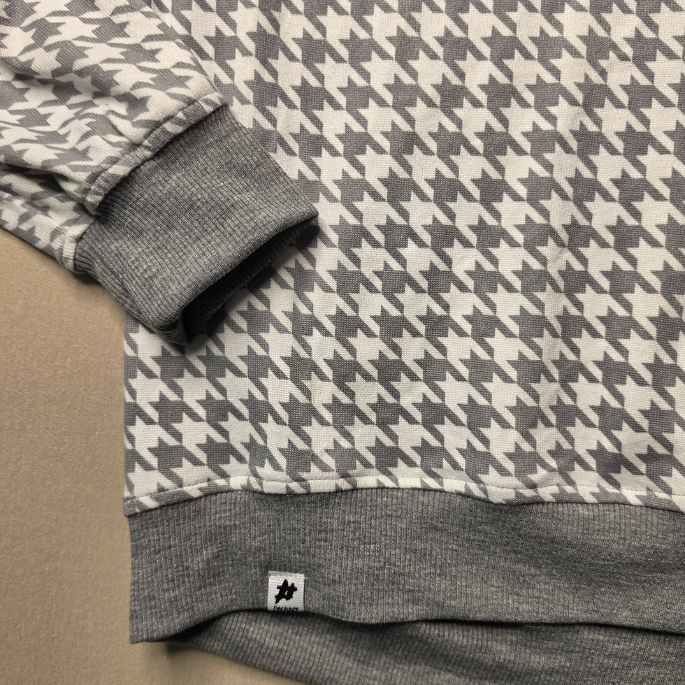 Thumbnail: Gray Houndstooth Sweater 