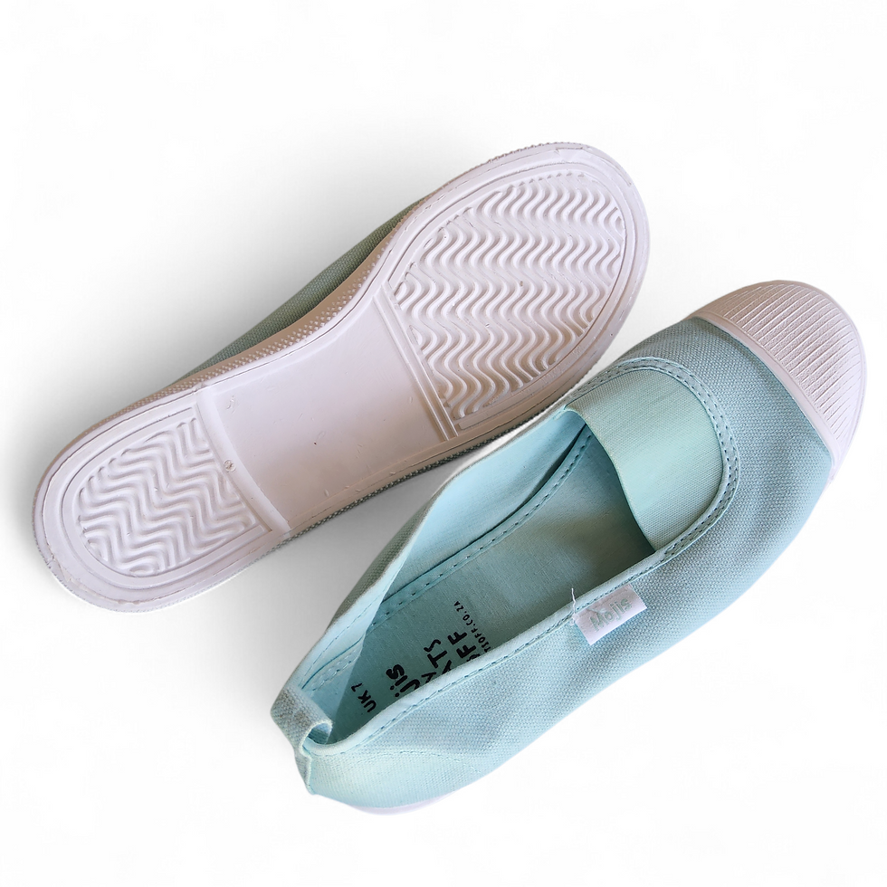 Thumbnail: Mint Canvas Sneakers 