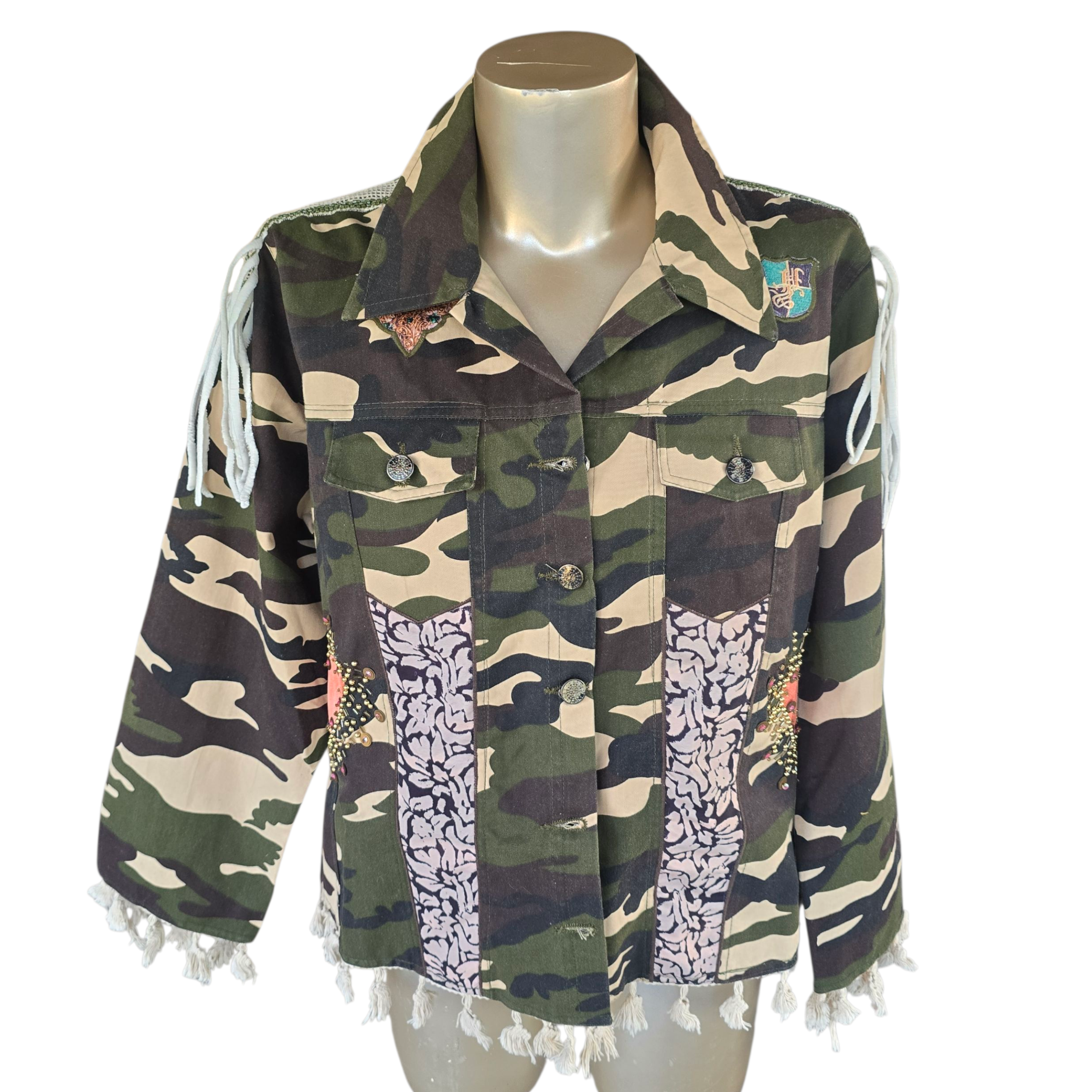 Camo Tassle Jacket