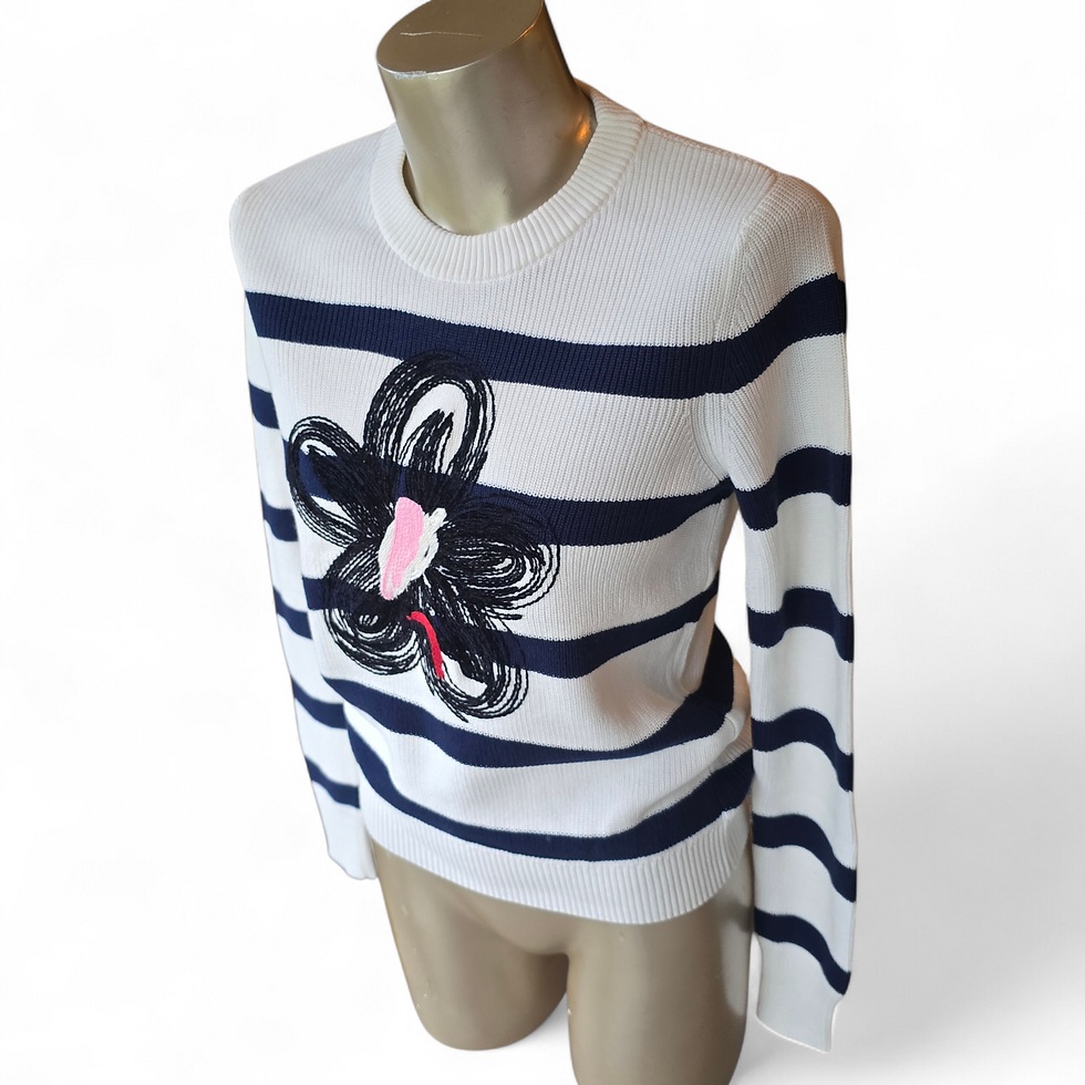 Thumbnail: Desigual Navy & White Jersey 