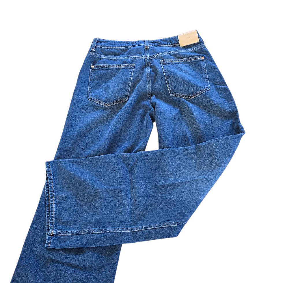 Thumbnail: Zara Wide Leg Jeans