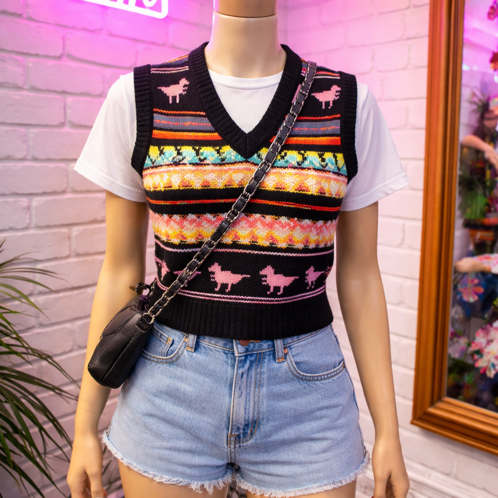 Funky Knit Vest