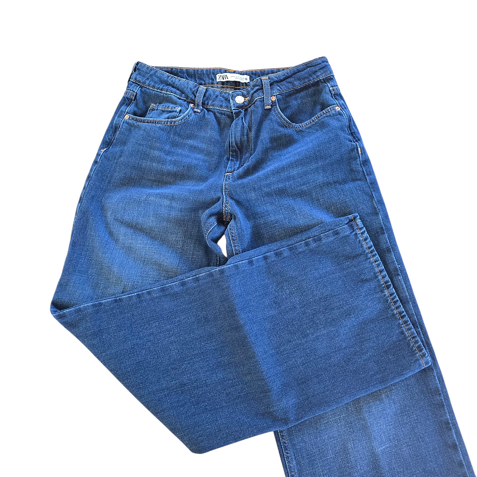Thumbnail: Zara Wide Leg Jeans