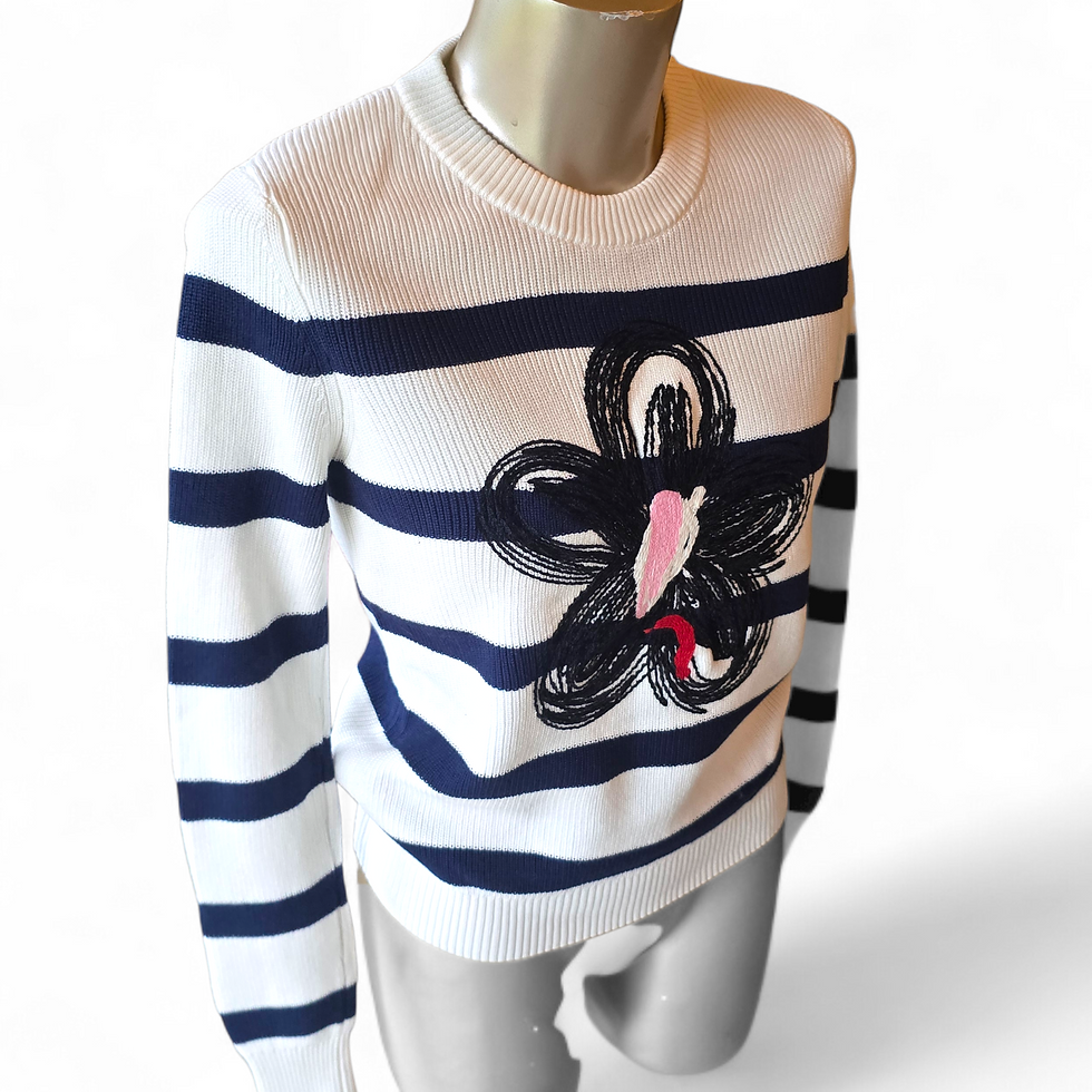 Thumbnail: Desigual Navy & White Jersey 