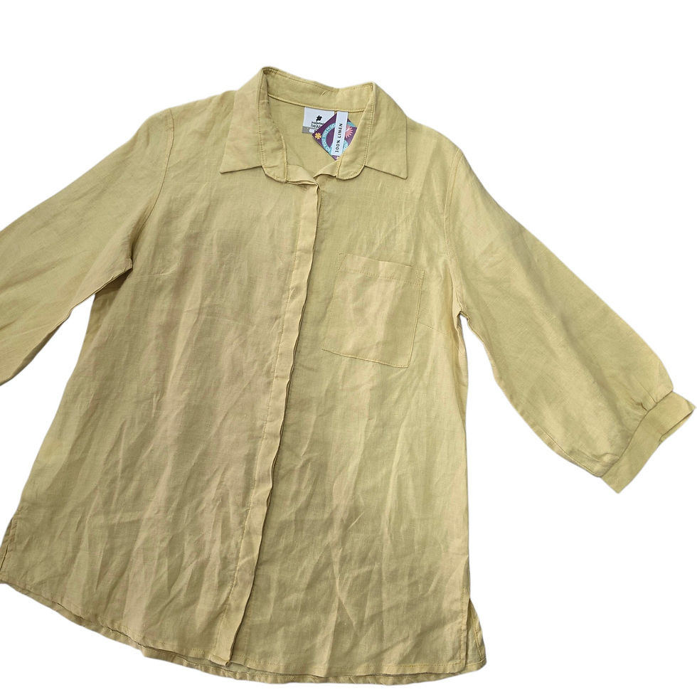 Thumbnail: Yellow Linen Blouse 