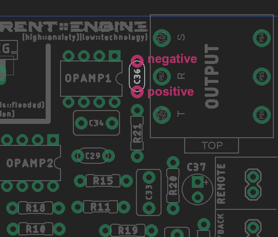 Use the pads for C36 to test the 12V supply is working