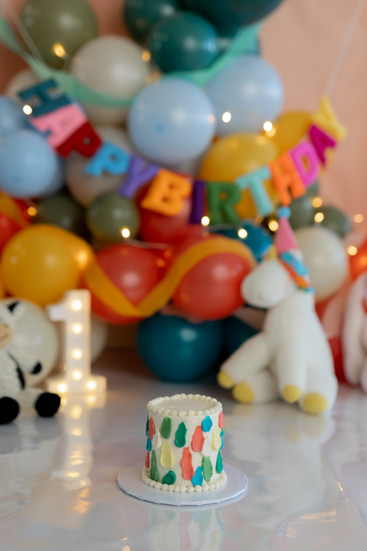 fun cake smash cake