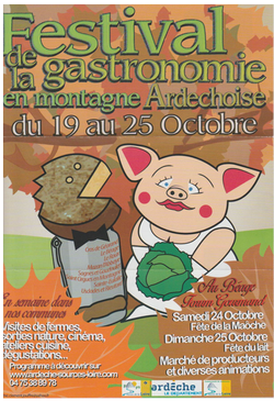 Affiche Festival de la Gastronomie