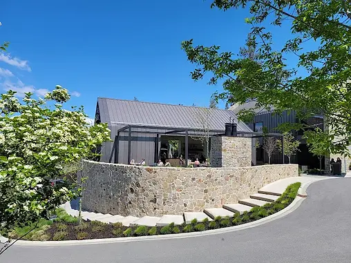 Home Block Restaurant at CedarCreek Estate Winery with wood fired grill and panoramic Okanagan Lake views Kelowna BC