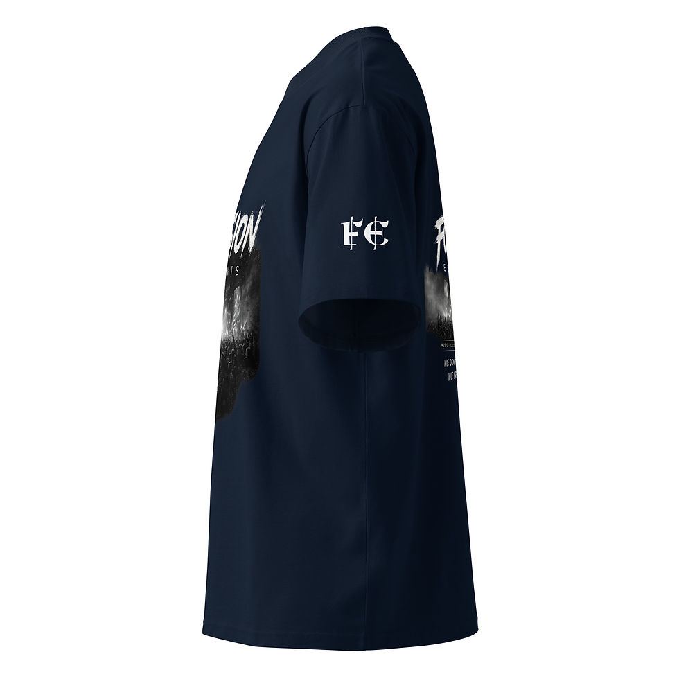 Thumbnail: Unisex organic oversized high neck t-shirt