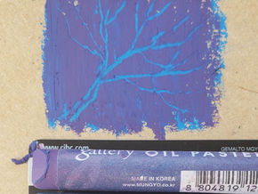 Oil pastel techniques