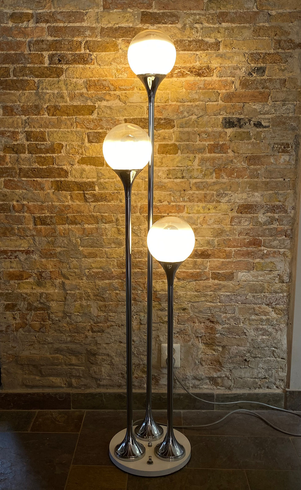 Thumbnail: Kopie van Vintage Italian Design Targetti Sankey  Vloerlamp 1970s