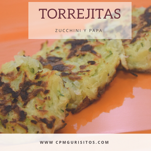 Torrejitas de Zucchini y papa