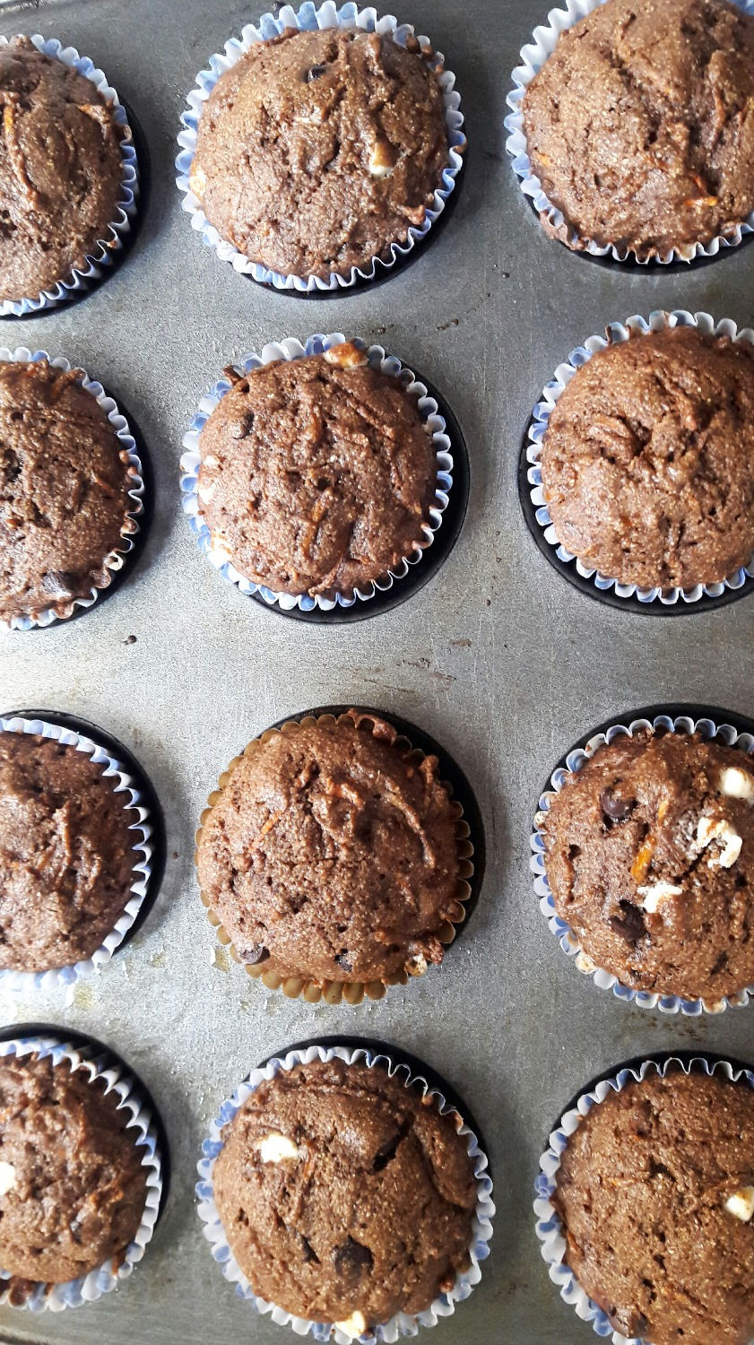 Muffins horneados