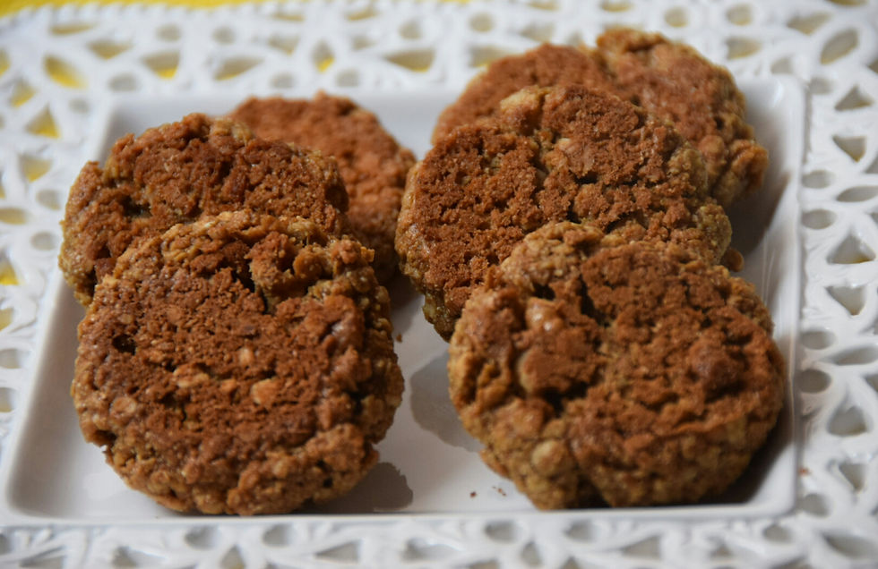 Galletitas de avena y nueces/ cookies de avena