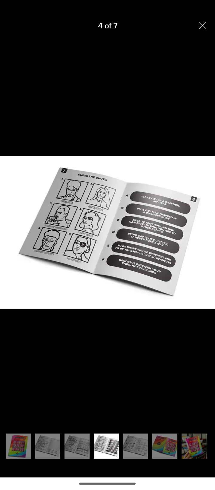 Thumbnail: QUEER ACTIVITY BOOK