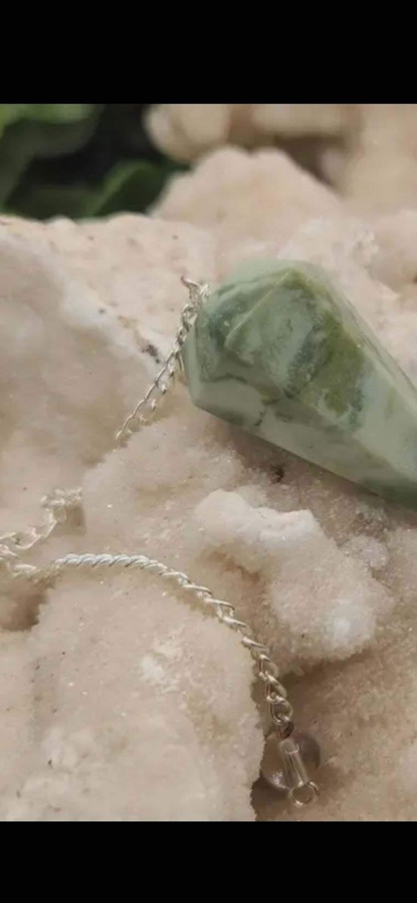 Thumbnail: Serpentine Pendulum  Necklace 