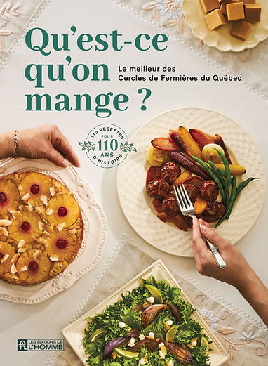 Les Éditions de L'Homme_Qu’est-ce qu’on mange__Couverture