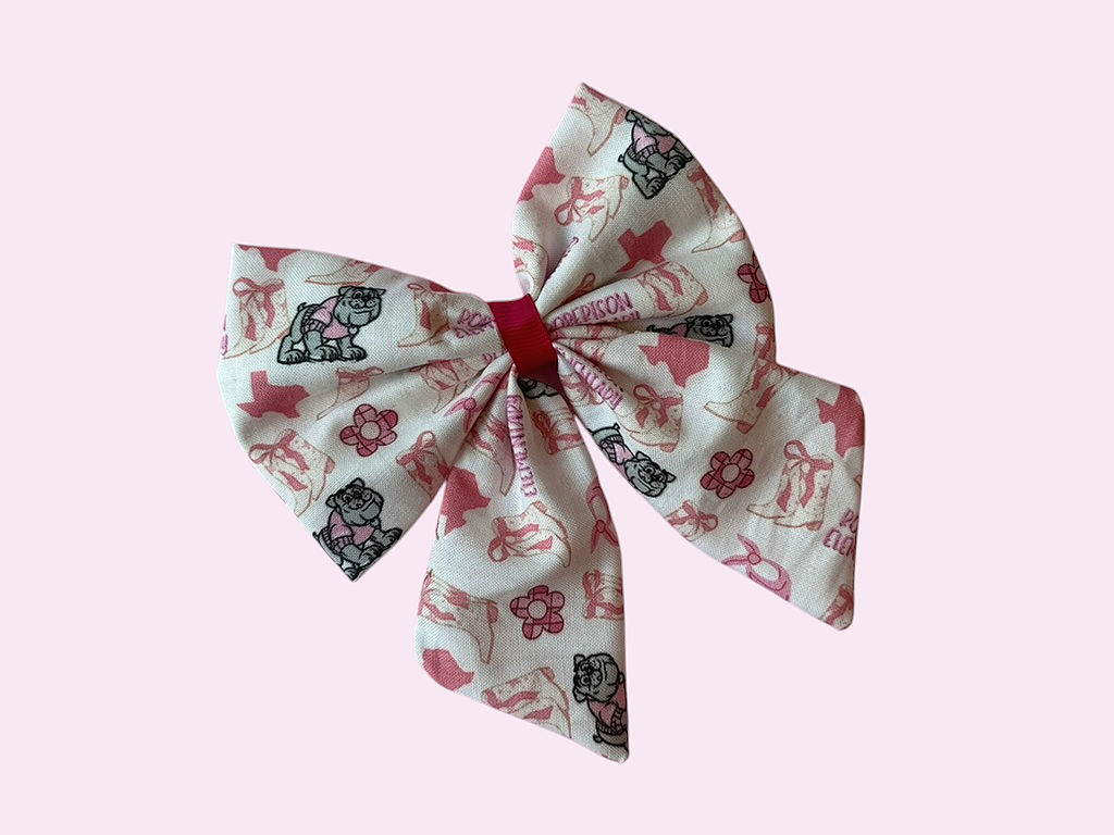 Texas Pride Robertson Elementary Sailor Bow