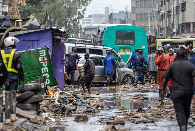 Flash floods kill 26 in Nairobi