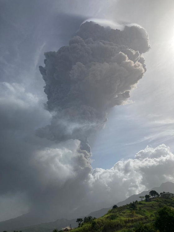 Mass Evacuation In St. Vincent After Powerful Volcano Eruption