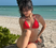 Camila Cabello poses in sexy vibrant red bikini during getaway in exotic tropical paradise