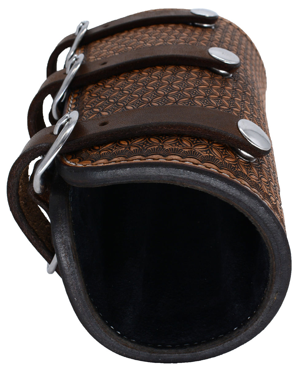 Thumbnail: Ostrich Print Leather Welders Armpad