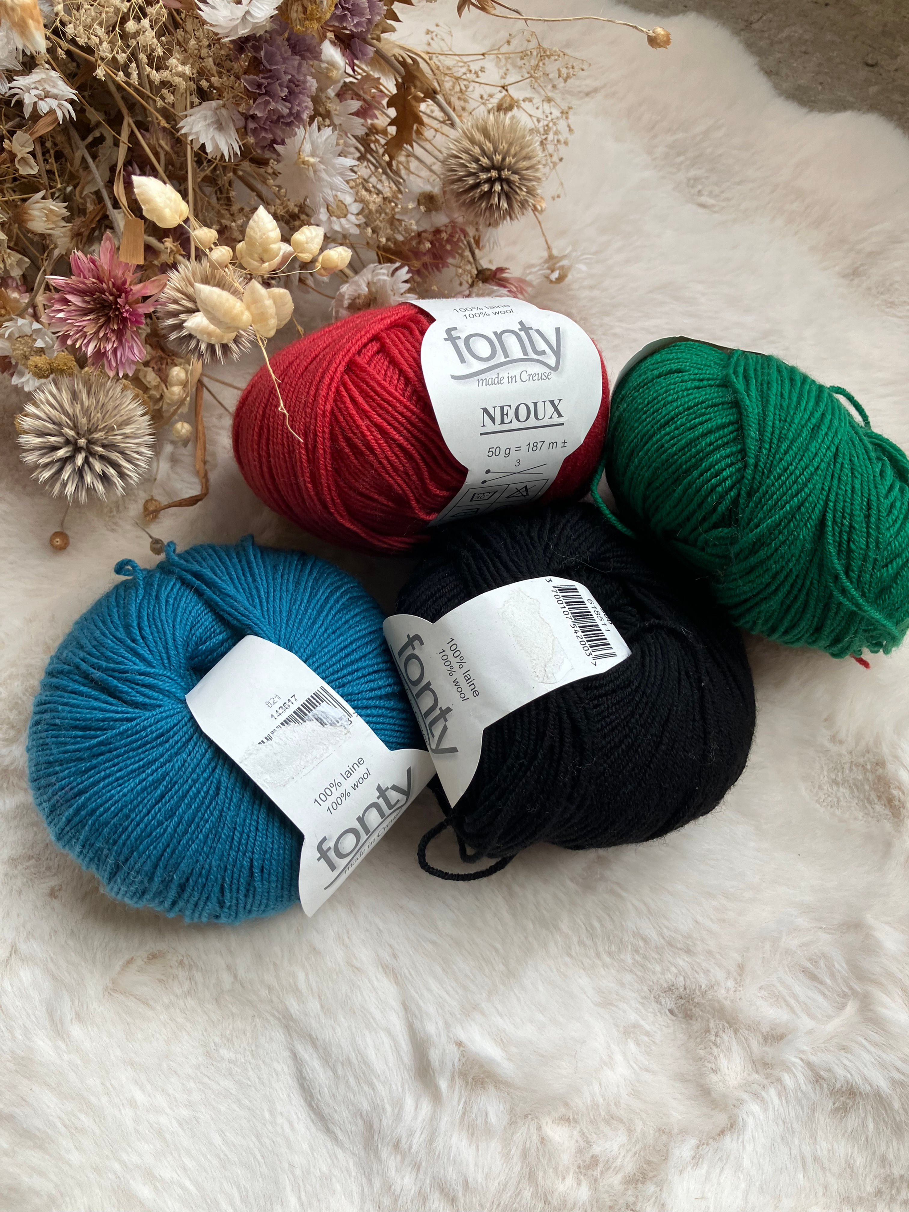 Pelotes Néoux - 100% laine mérinos