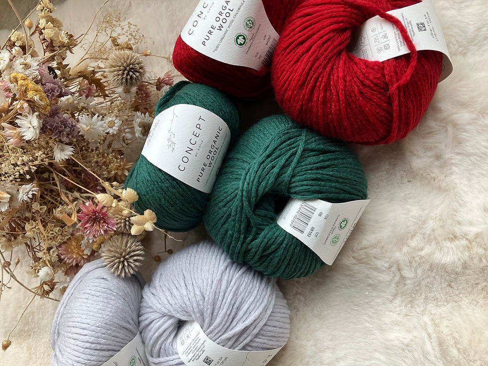 Miniature : Pelotes Pure Organic wool Concept