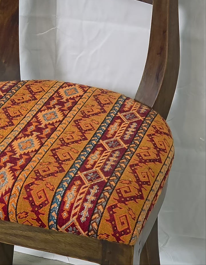 Thumbnail: Kipas Upholstered with Turkish Textile - 140cm width Sold by meter Code 16494