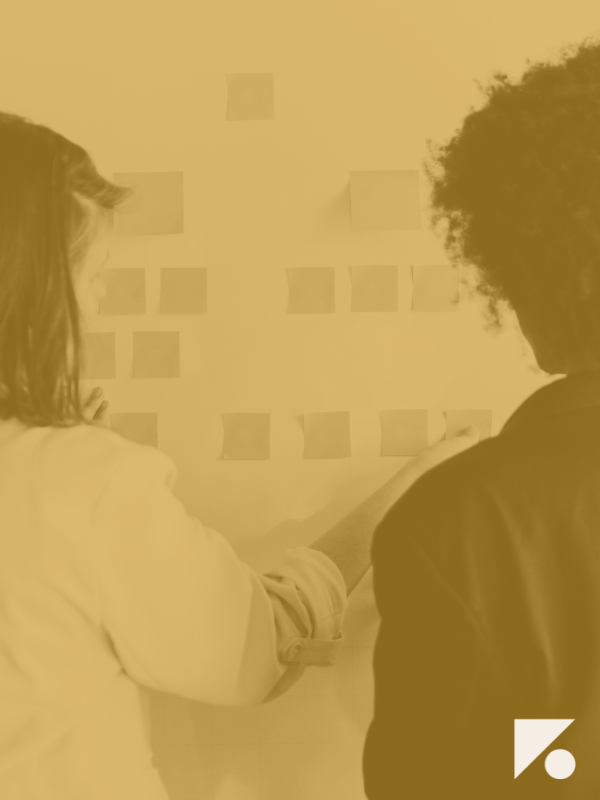 Founder and operations manager mapping out what the founder operator partnership could become