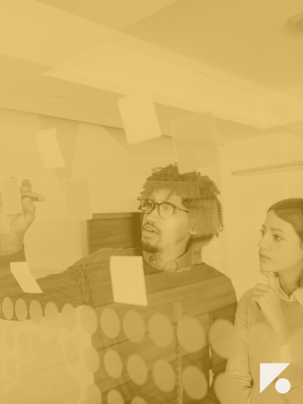 Team using workflow design to map where a problem keeps recurring