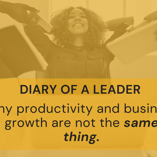 Founder celebrating momentum in a growing business where productivity and business growth are finally aligned