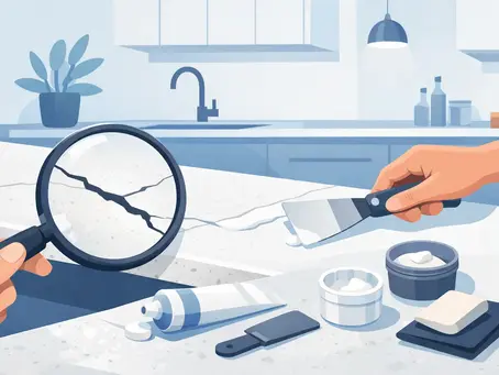 Kitchen Benchtop Crack Repair Explained