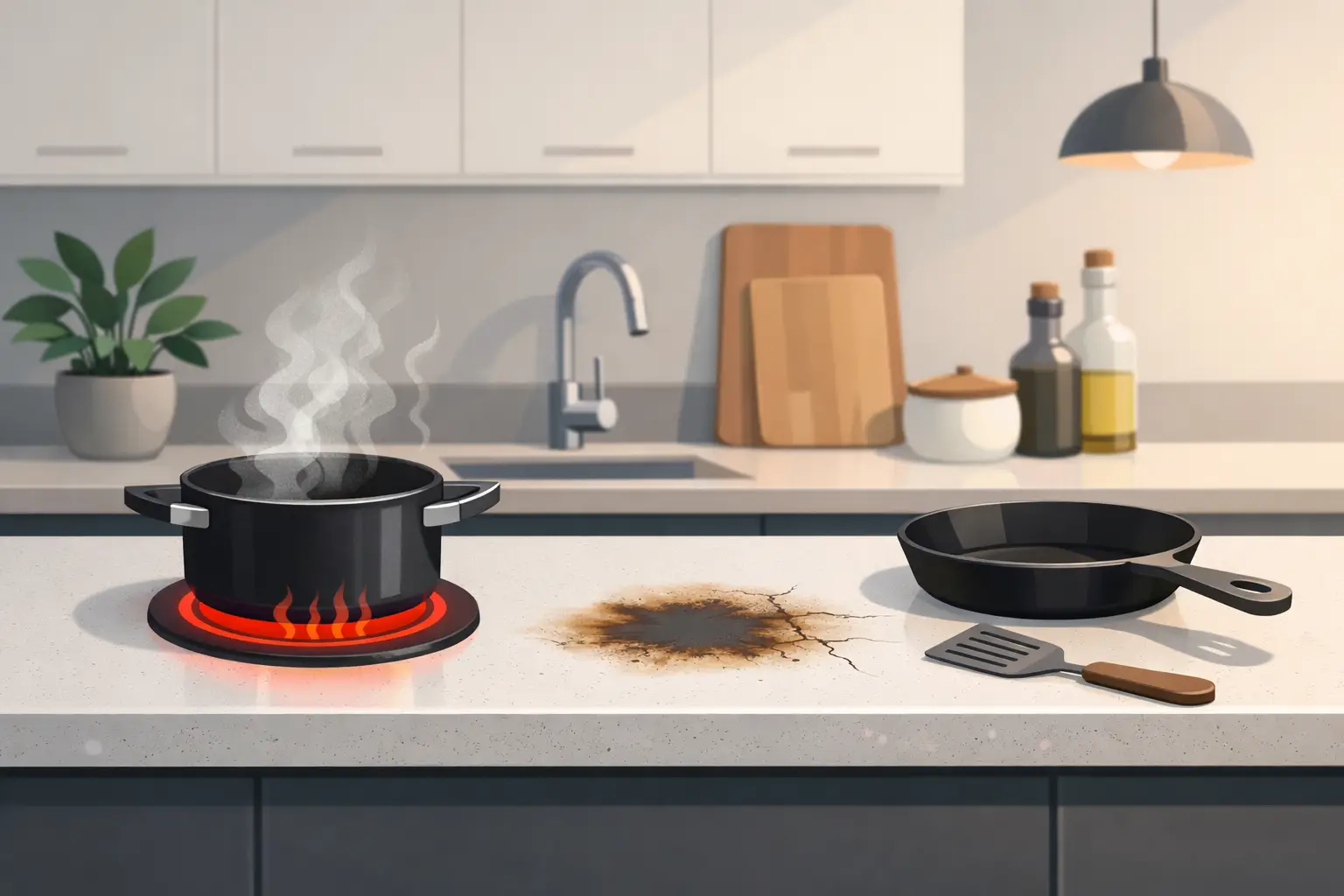 Caesarstone Heat Damage Guide for Homeowners