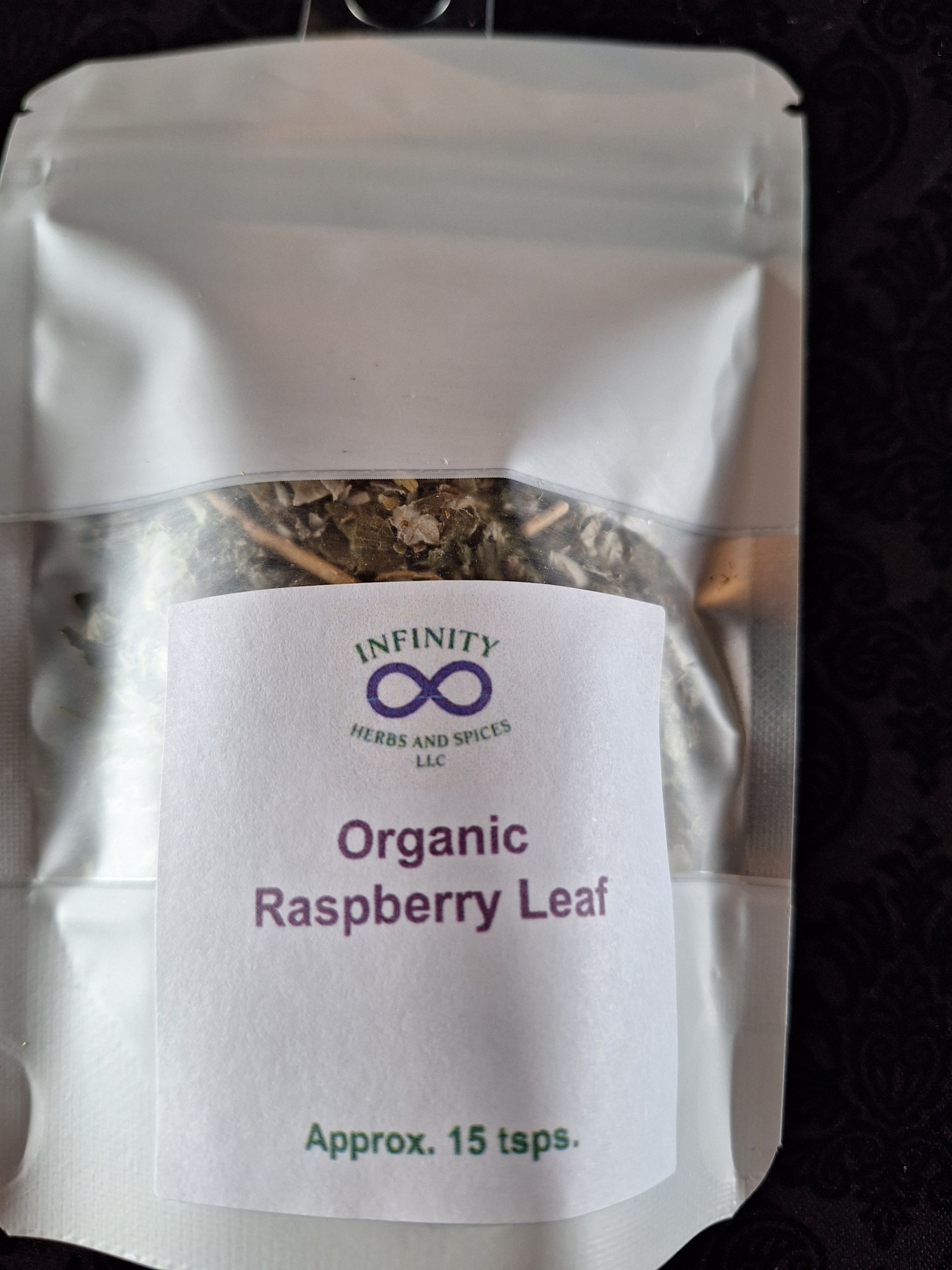 Organic Raspberry Leaf - Approx. 15 tsps.