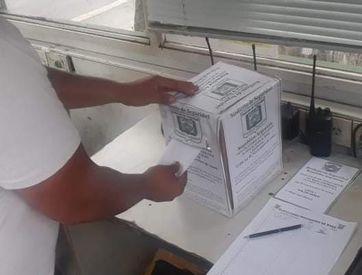 EL DIA 24 DE NOVIEMBRE SE REALIZARON ELECCIONES DE DELEGADOS EN LA EMPRESA HUNTER.