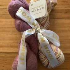Leachim Wool 8 Ply Hand Dyed bundle