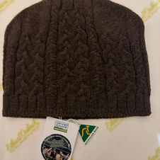 Ethical Outback Brown Merino Beanie