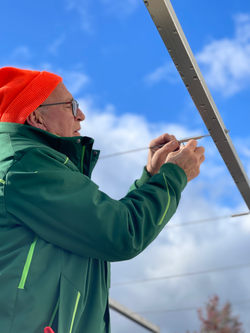 Senior-Chef bei Feinarbeiten