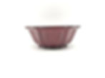 Bonsaischale, blütenförmig, (Außenmaße: 18 x 18 x 6,5 cm), rot