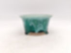 Bonsaischale, Yixing Keramik, rund (Außenmaße: 12,5 x 12,5 x 7 cm)