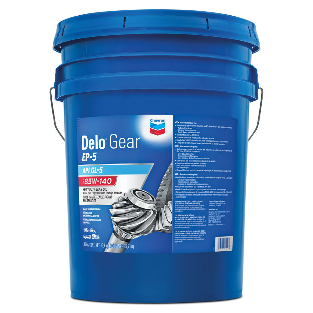 ACEITE CHEVRON DELO EP5 85W-140 CUBETA 15.9 KG