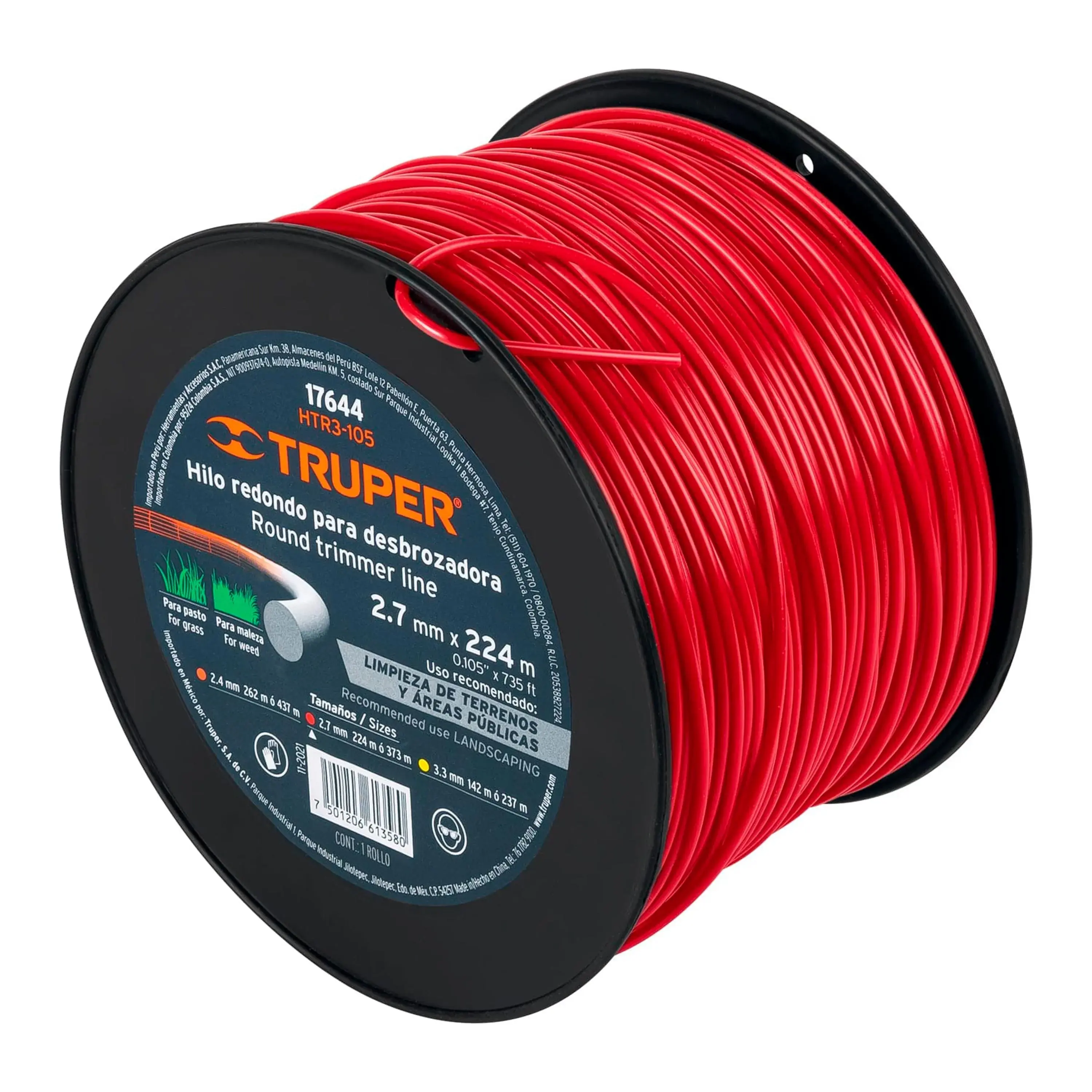 CARRETE HILO 2.7MM TRUPER