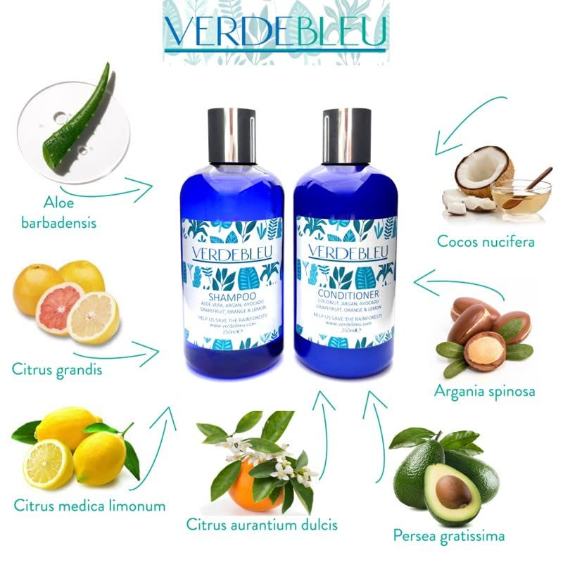 Thumbnail: CONDITIONER - COCONUT, ARGAN, AVOCADO, GRAPEFRUIT, ORANGE & LEMON - 250ml