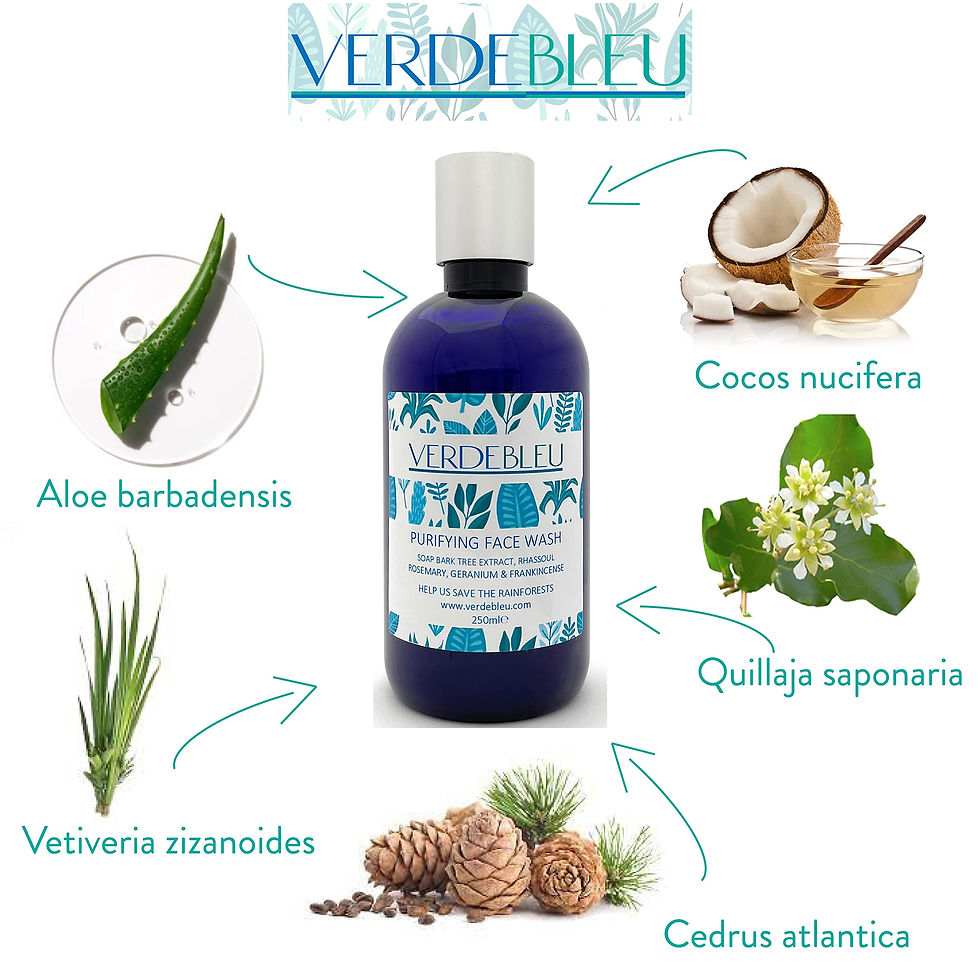 Thumbnail: FACE WASH - With ALOE VERA, CEDARWOOD & VETIVER - 250ml